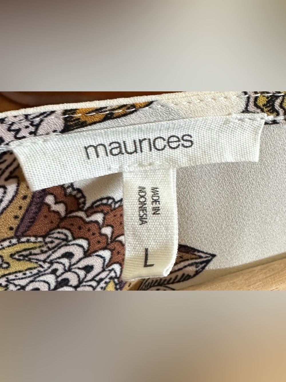 Maurice’s floral tunic blouse - Picture 7 of 9